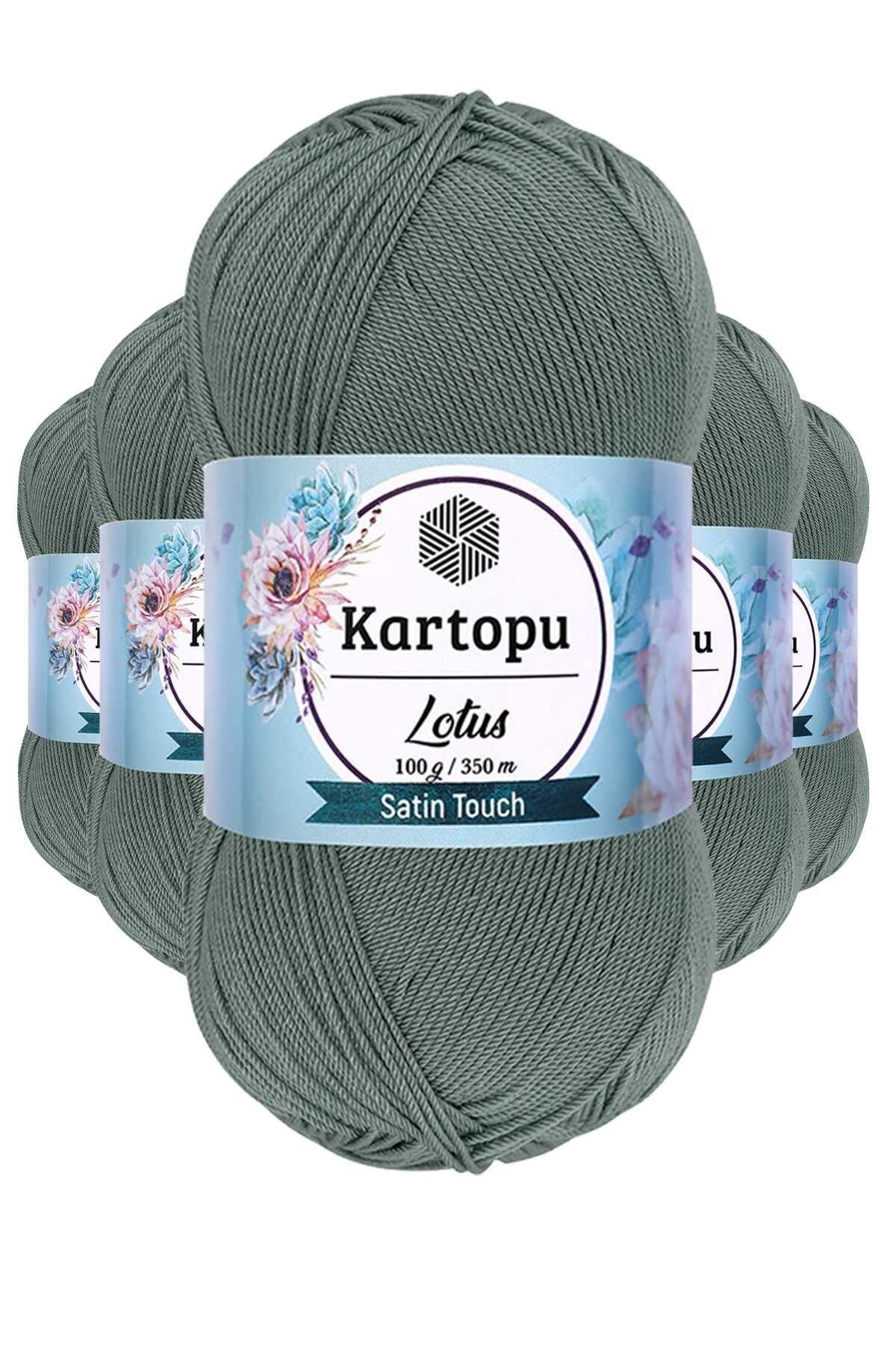 5 Adet Lotus Bikini Büstiyer Bluz Örgü İpi K943 Çağla