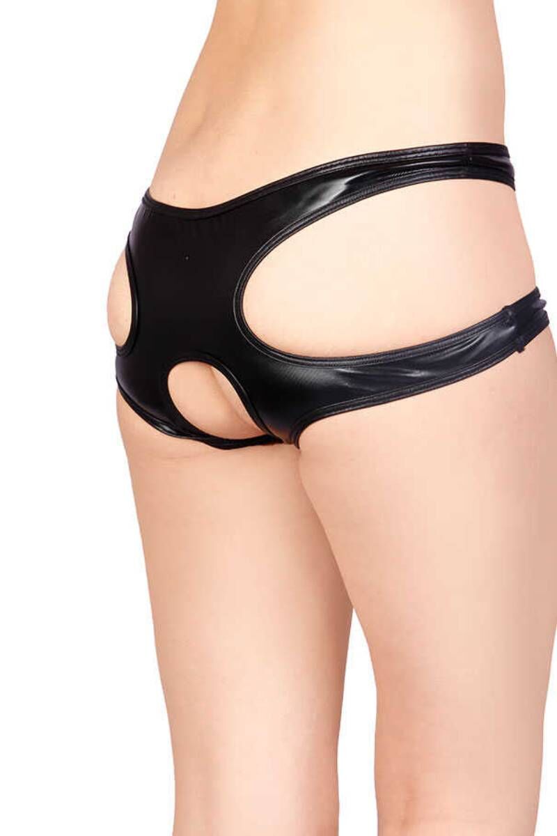 Parla Siyah Özel Bölgesi Açık Seksi Külot TM1172