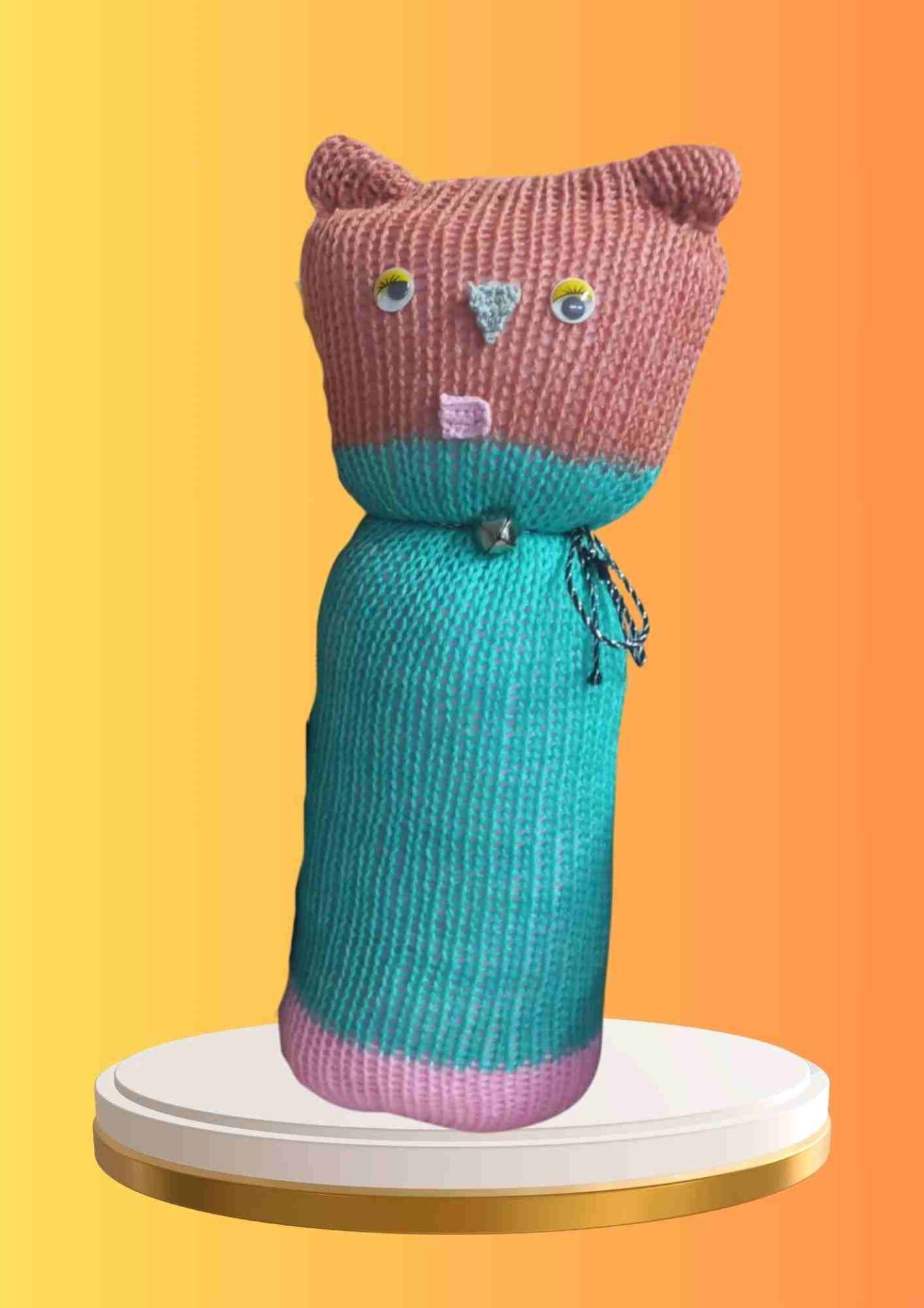 Tıkırık Örgü Yastık Uyku ve Oyun Arkadaşı Çikito - 45 cm