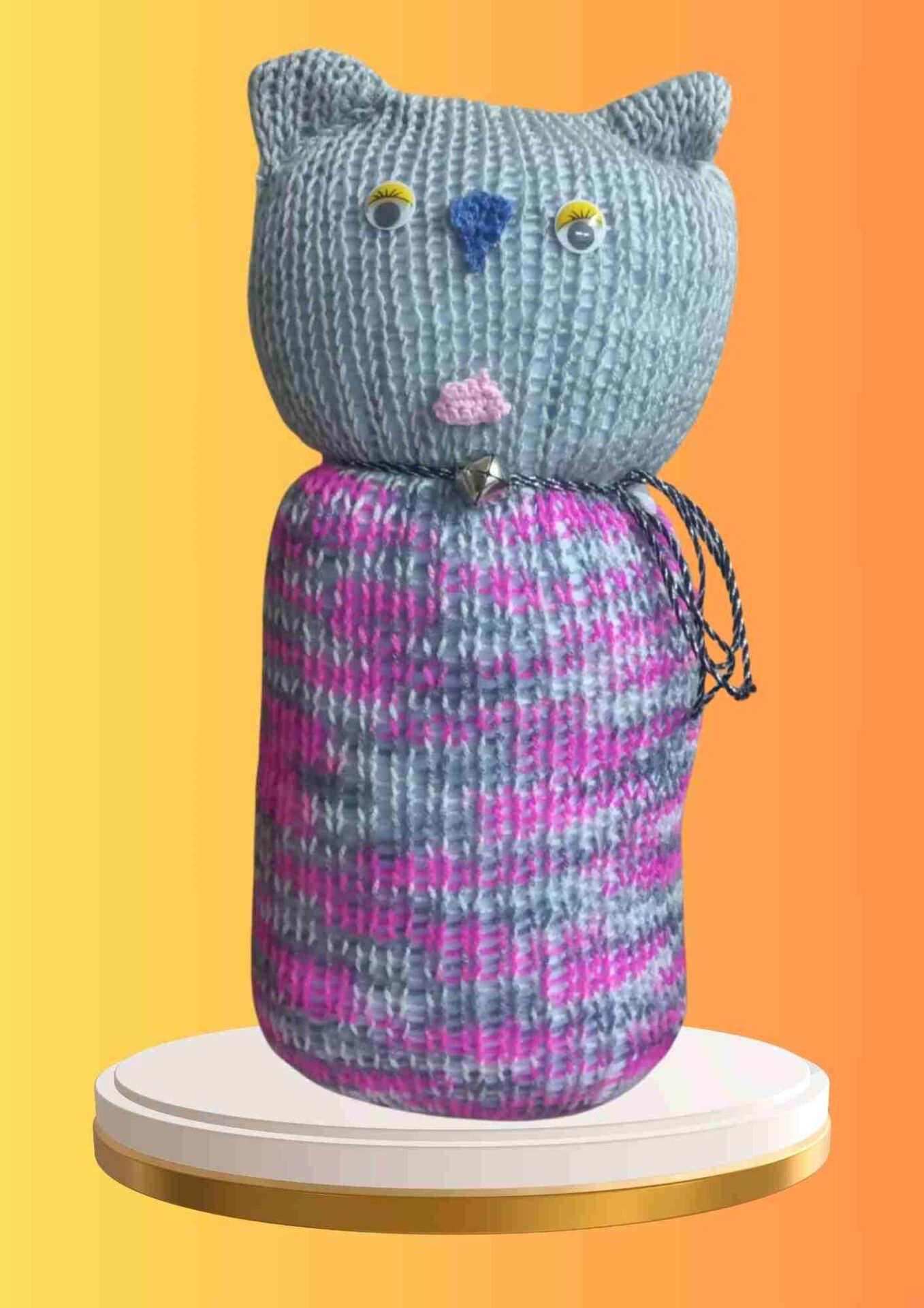 Tıkırık Örgü Yastık Uyku ve Oyun Arkadaşı Boncuk - 45 cm