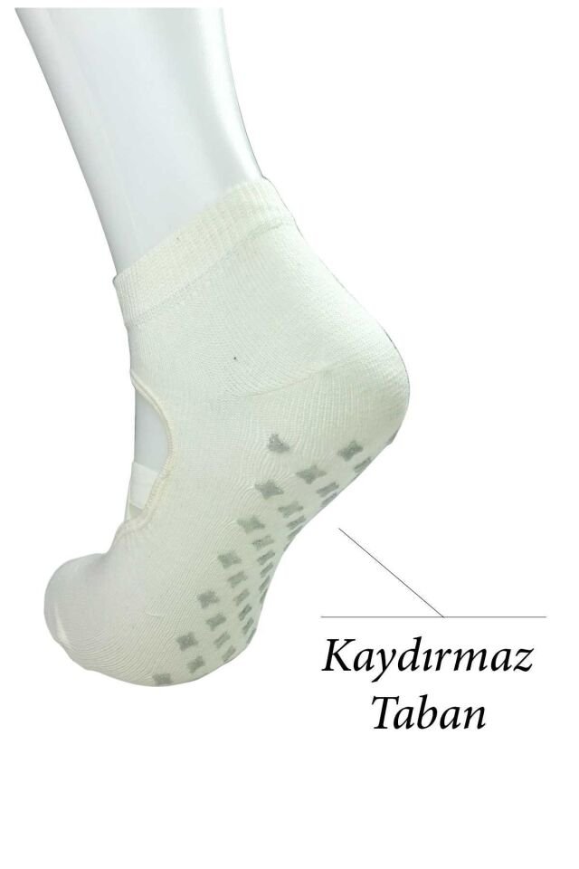 5 Adet Kaydırmaz Taban Kadın Dans Pilates Ve Yoga Çorabı Set