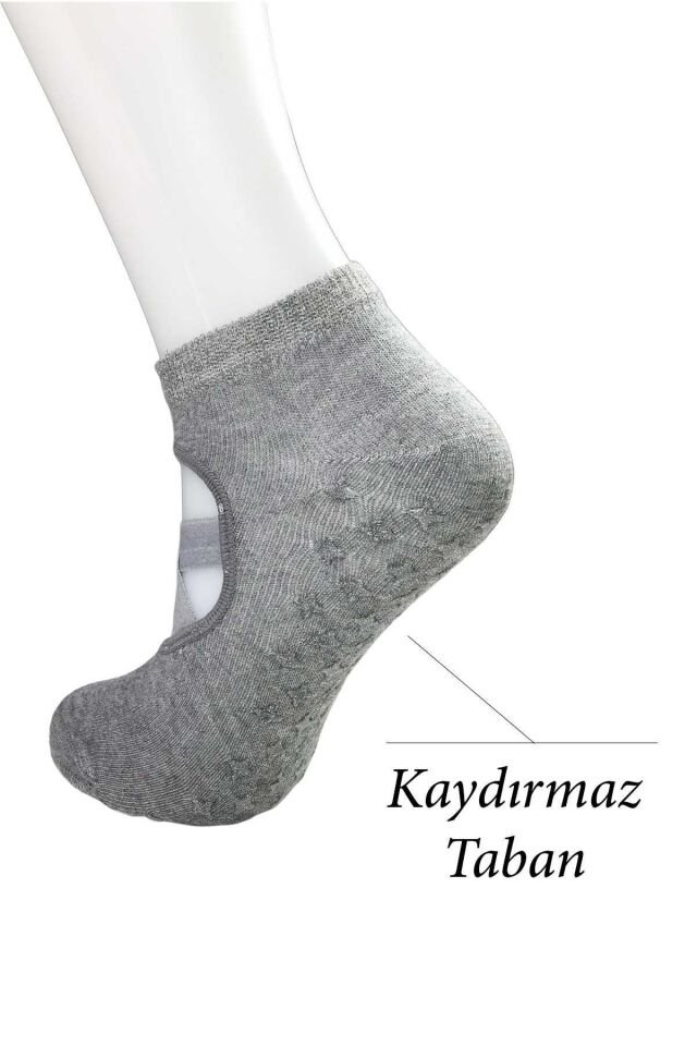 5 Adet Kaydırmaz Taban Kadın Dans Pilates Ve Yoga Çorabı Set