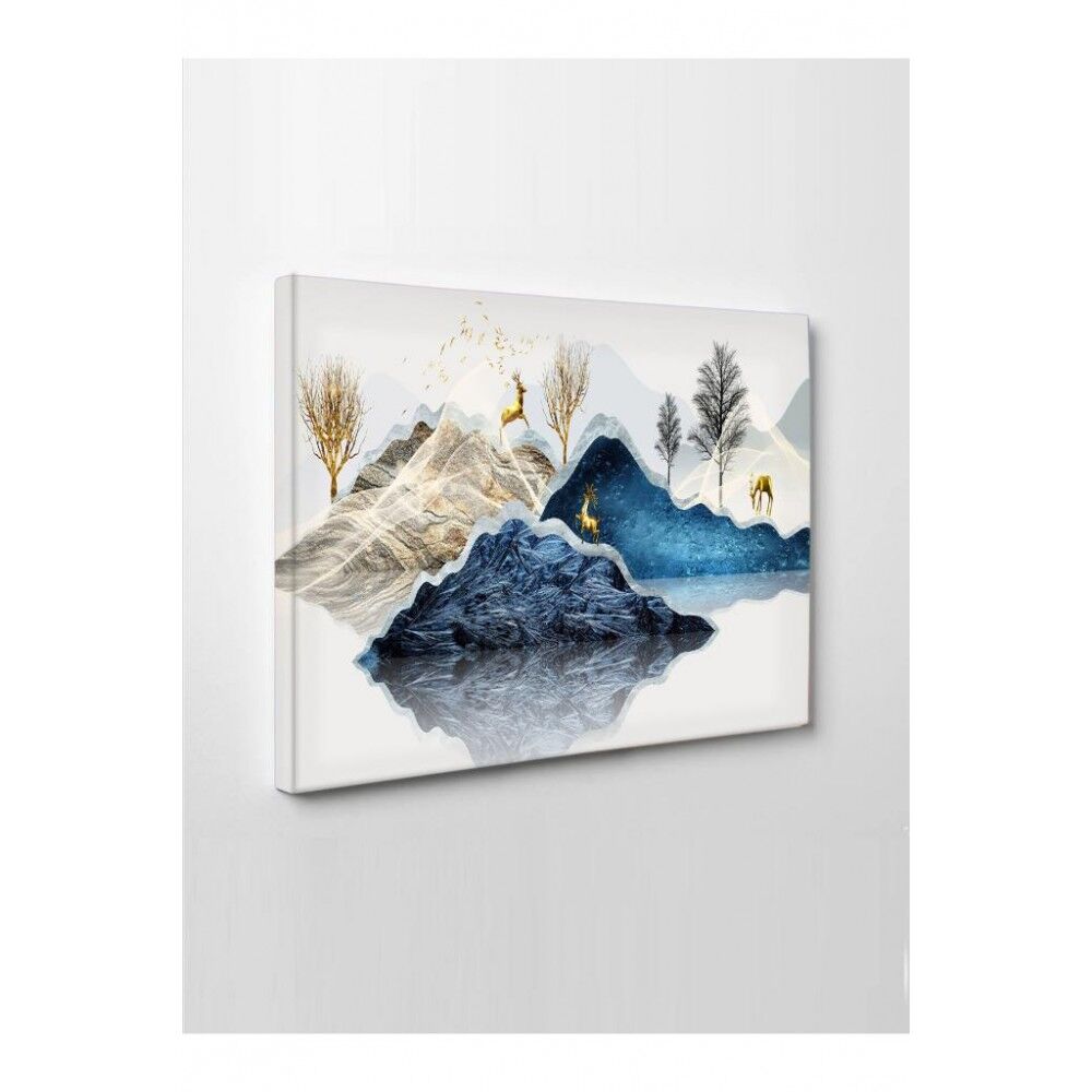 Kanvas Tablo Modern Dekoratif Led Işıklı - 35 x 50 cm