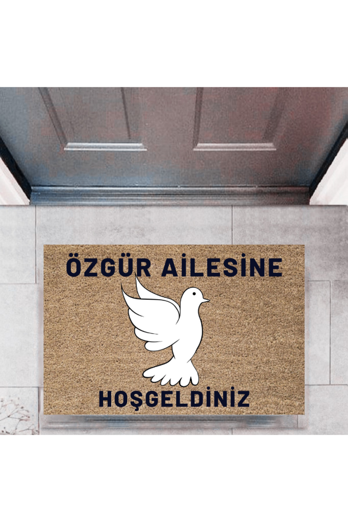 Kapı Önü Paspası Dekoratif Dijital Baskı Kişiye Özel P-2449