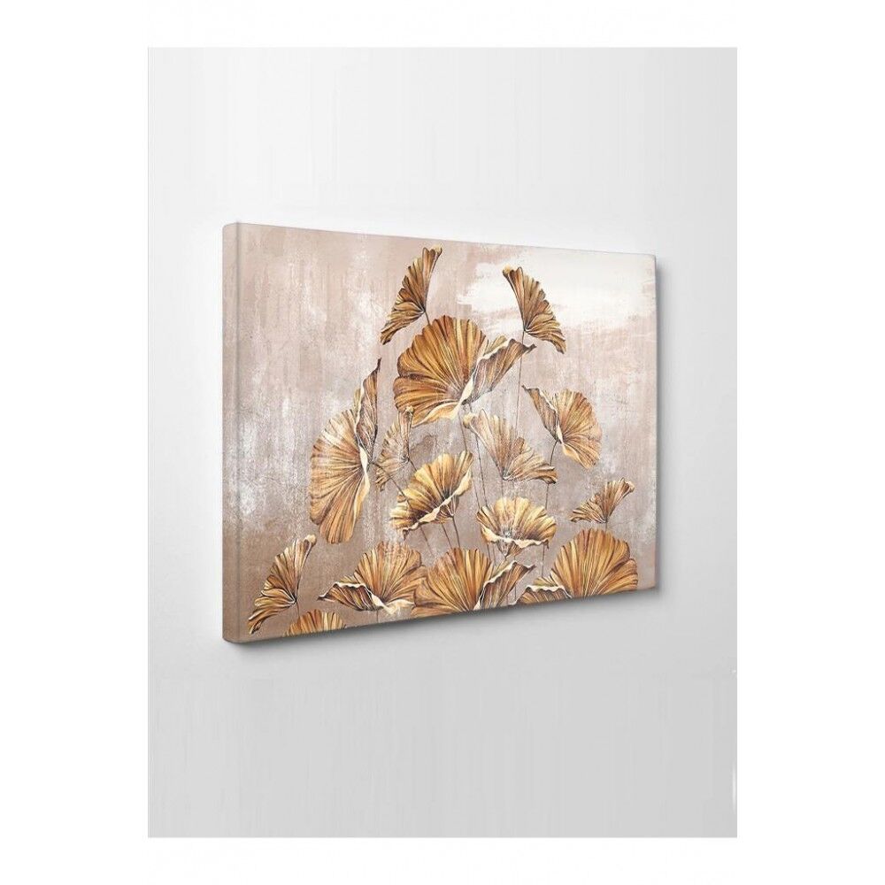 Kanvas Tablo Sanatsal Çiçek Led Işıklı - 70 x 100 cm