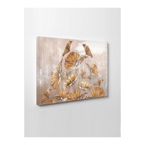 Kanvas Tablo Sanatsal Çiçek Led Işıklı - 70 x 100 cm