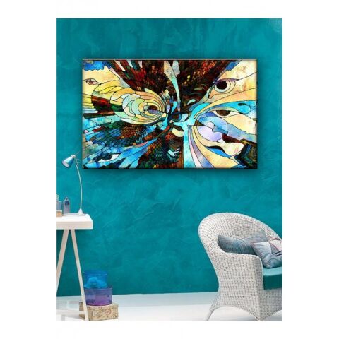Kanvas Tablo Sanatsal Led Işıklı - 70 x 100 cm