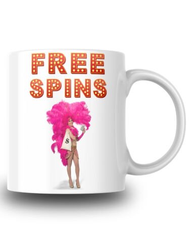 Free Spins Tasarım Seramik 350 Ml Kupa Bardak