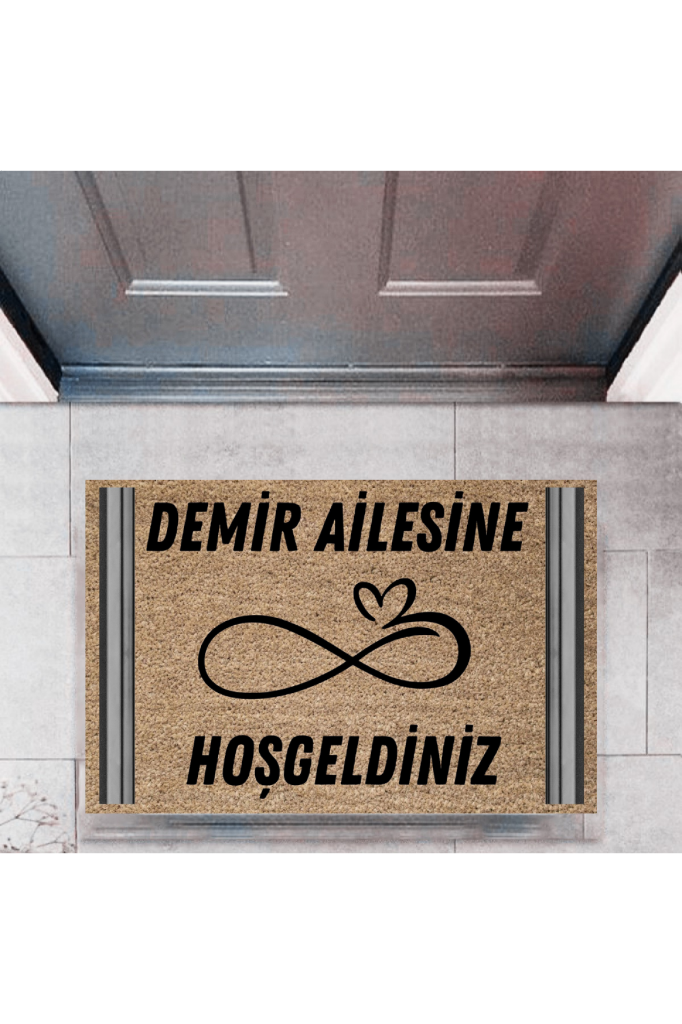 Kapı Önü Paspası Dekoratif Dijital Baskı Kişiye Özel P-2501
