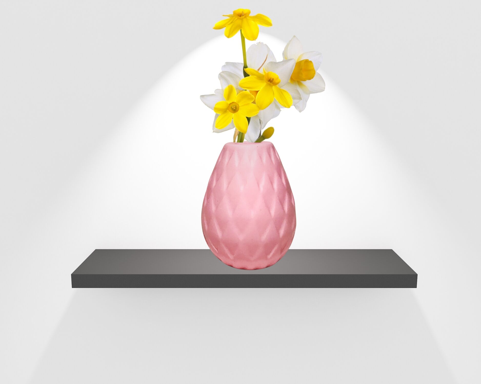 Palitra Serisi Dekoratif Vazo Şeker Pembesi 11 cm x 8 cm