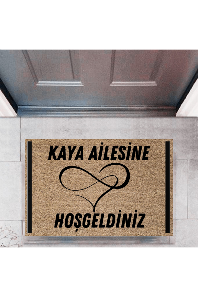 Kapı Önü Paspası Dekoratif Dijital Baskı Kişiye Özel P-2502