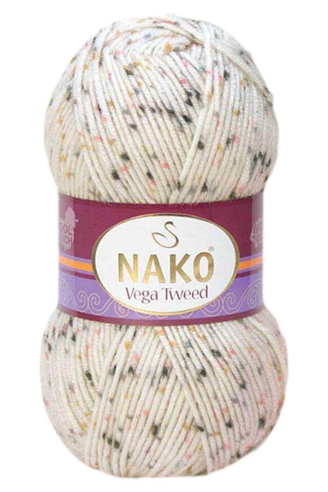 3 Adet Vega Tweed Premium Akrilik El Örgü İpi Yünü No: 31752