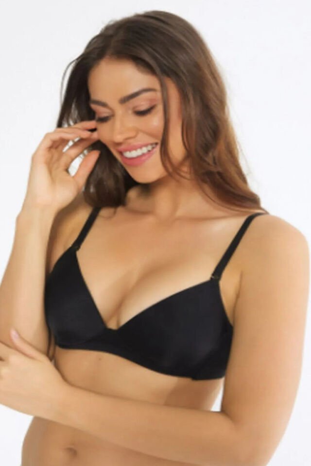 Orkide Kadın Siyah Balensiz Demirsiz Desteksiz Dolgusuz Soft Cup Sütyen 9900