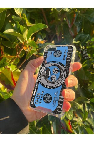 İphone SE Uyumlu Aynalı Dolar Desenli Darbe Kamera Korumalı Silikon Telefon Kılıfı
