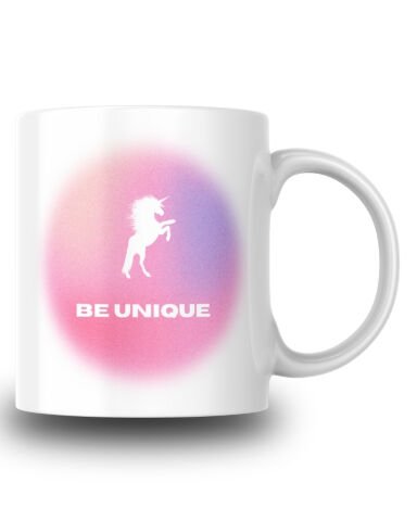 Unicorn Tasarımlı Seramik 350 Ml Kupa Bardak