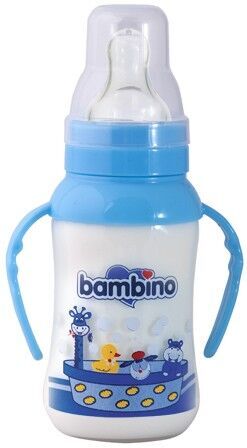Bambino Geniş Ağızlı Kulplu No:1 Biberon 250 Ml.