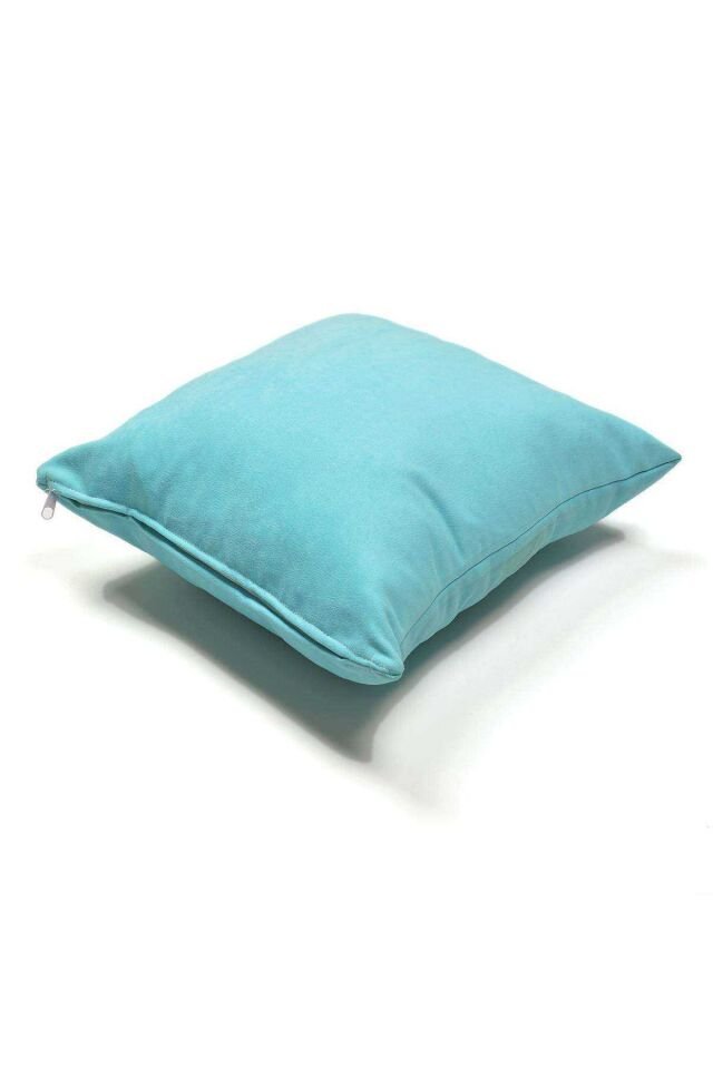 Kırlent Yastık Minder Kılıfı 1 adet 40X40 cm Turquaz