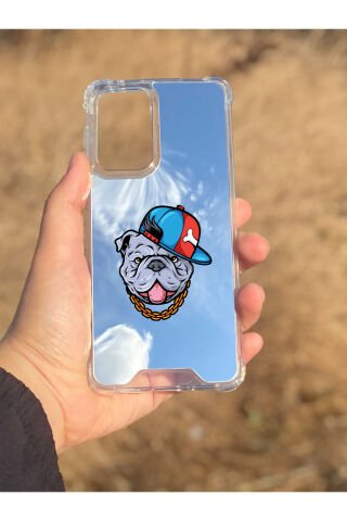 Samsung Galaxy A33 Uyumlu Aynalı Sevimli Köpek Desenli Darbe Kamera Korumalı Silikon Telefon Kılıfı