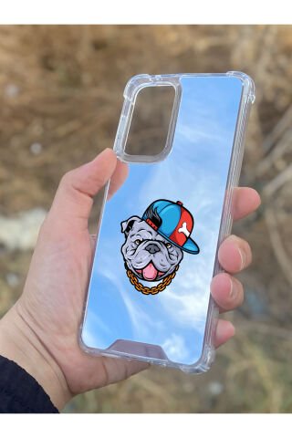 Samsung Galaxy A33 Uyumlu Aynalı Sevimli Köpek Desenli Darbe Kamera Korumalı Silikon Telefon Kılıfı