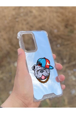Samsung Galaxy A33 Uyumlu Aynalı Sevimli Köpek Desenli Darbe Kamera Korumalı Silikon Telefon Kılıfı