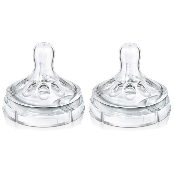 Avent Natural Biberon Emziği Silikon Akış Ayarlı 2 li (3 Ay+) 8710103873976