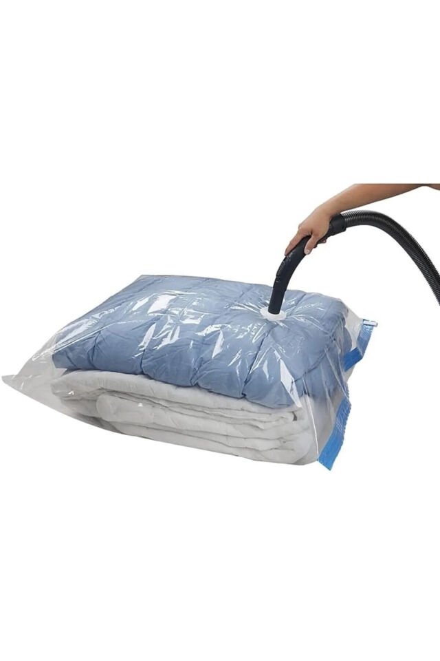 En Büyük Mega Boy (100 Cm X 130 Cm) Vakumlu Poşet - Vakumlu Hurç - Vakumlu Torba