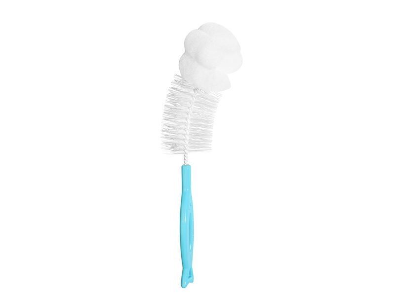 Wee Baby Kavramalı Biberon 240 ml - Mavi (Temizleme Fırçası Hediyeli)