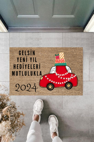 Kapı Önü Paspası Yeni Yıl Konsepti Dijital Baskı PY-175111135