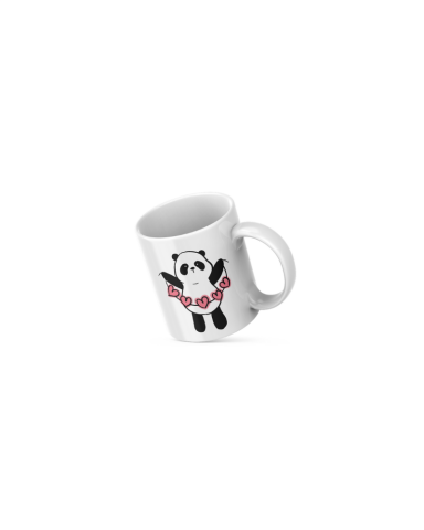 Sevimli Panda Tasarım Seramik 350 Ml Kupa Bardak