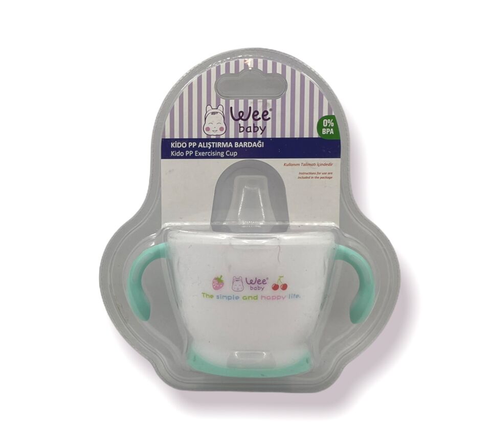 Wee Baby Kido PP Alıştırma Bardağı - Mavi