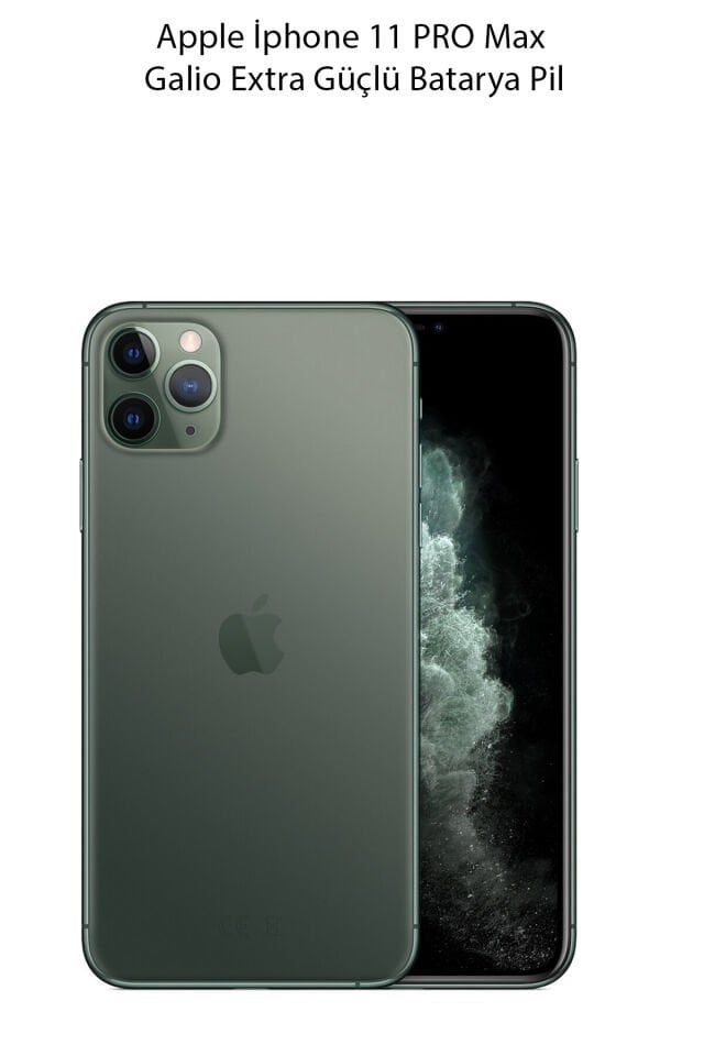 Apple İphone 11 PRO Max Galio Extra Güçlü Batarya Pil