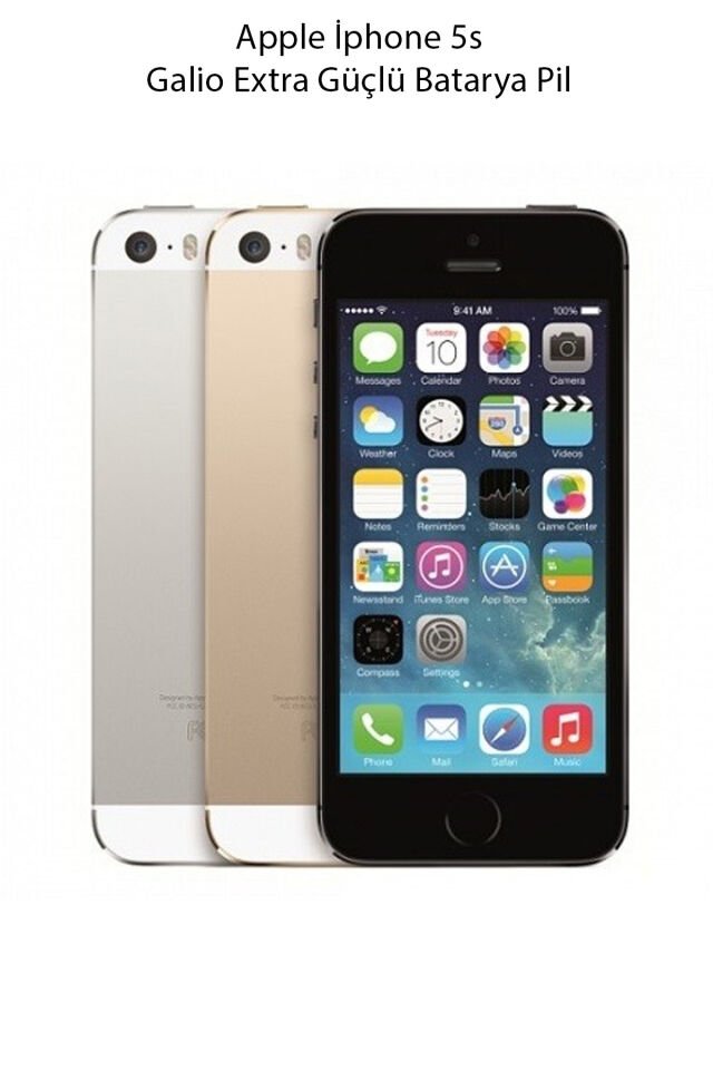 Apple İphone 5S Galio Extra Güçlü Batarya Pil