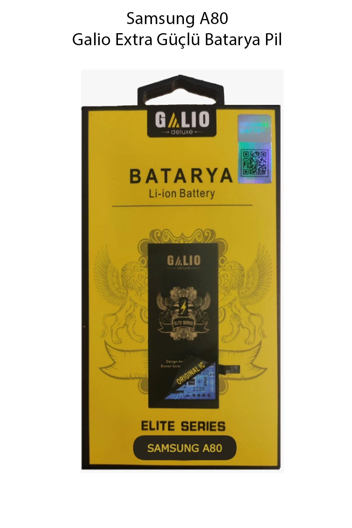 Samsung A80 Galio Extra Güçlü Batarya Pil