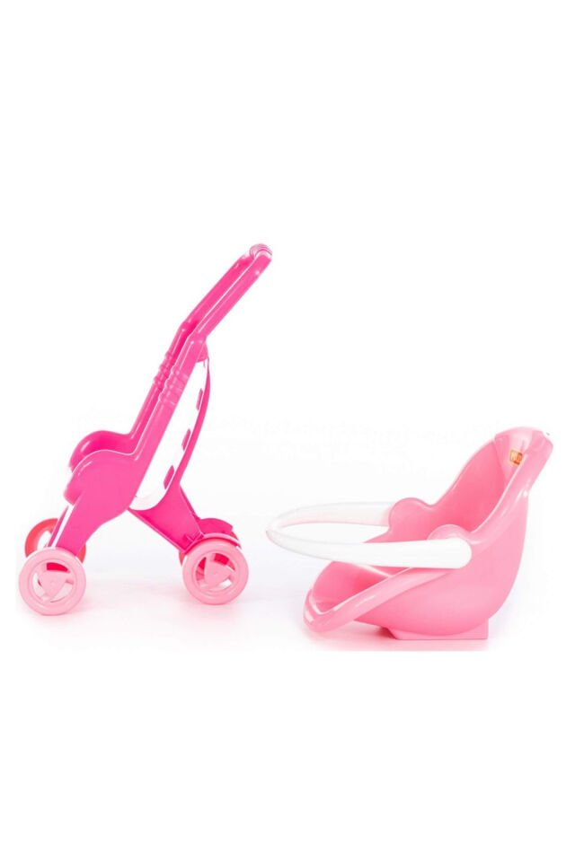 Polesie Oyuncak Bebek Arabası Pembe 2x1 36 Cm