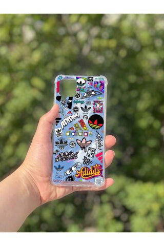 Samsung Galaxy A12 Uyumlu Aynalı Renkli Desenli Darbe Kamera Korumalı Silikon Telefon Kılıfı