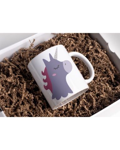 Unicorn Tasarımlı Seramik 350 Ml Kupa Bardak