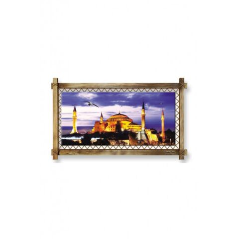 Kanvas Camii Düz Işıksız Tablo - 96 x 66 cm