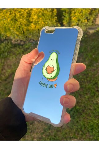 İphone 6 Plus Uyumlu Aynalı Love You Desenli Darbe Kamera Korumalı Silikon Telefon Kılıfı