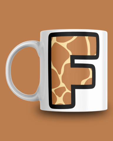 Giraffe F Harfli Kupa