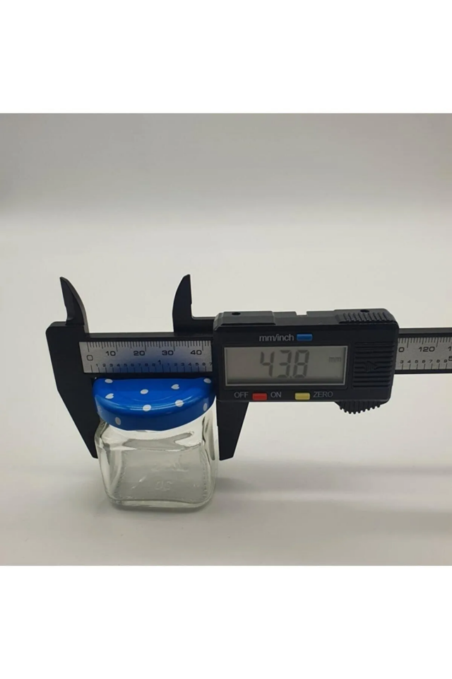 Mini Kare 6 Lı Cam Kavanoz 40cc Royaleks-SGM06224