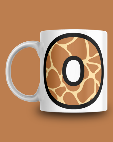 Giraffe O Harfli Kupa