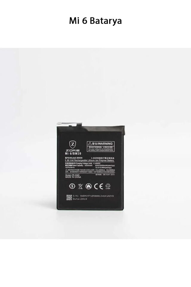 Mi 6 Telefonlarla Uyumlu Batarya 3250 mAh