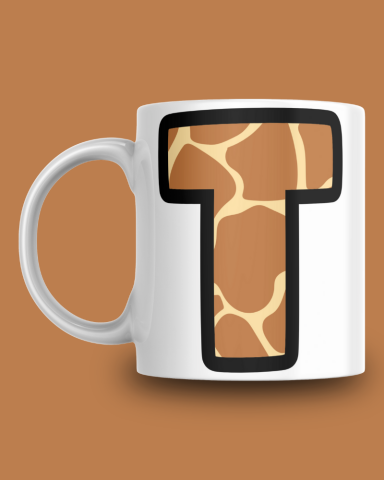 Giraffe T Harfli Kupa