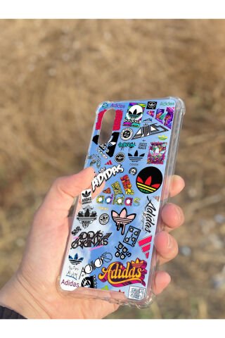 Samsung Galaxy A02 Uyumlu Aynalı Renkli Desenli Darbe Kamera Korumalı Silikon Telefon Kılıfı