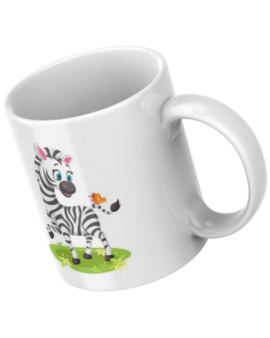 Yavru Zebra Tasarım Seramik 350 Ml Kupa Bardak