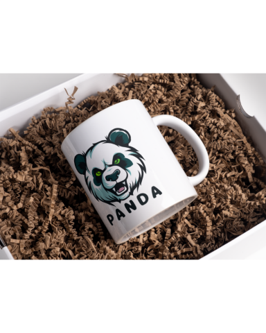 Kızgın Panda Tasarım Seramik 350 Ml Kupa Bardak