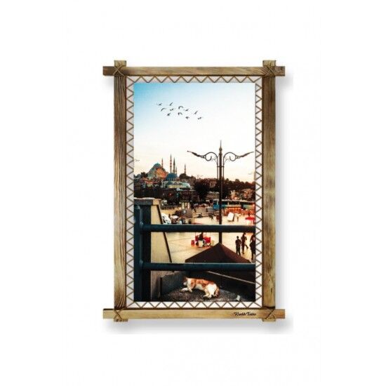 Kanvas İstanbul Düz Işıksız Tablo - 96 x 66 cm