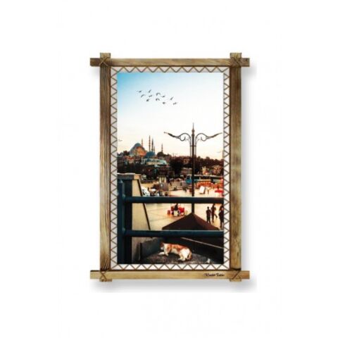 Kanvas İstanbul Düz Işıksız Tablo - 96 x 66 cm