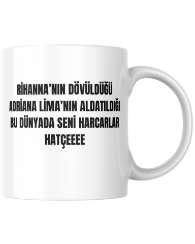 Komik Yazılı Tasarım Seramik 350 Ml Kupa Bardak