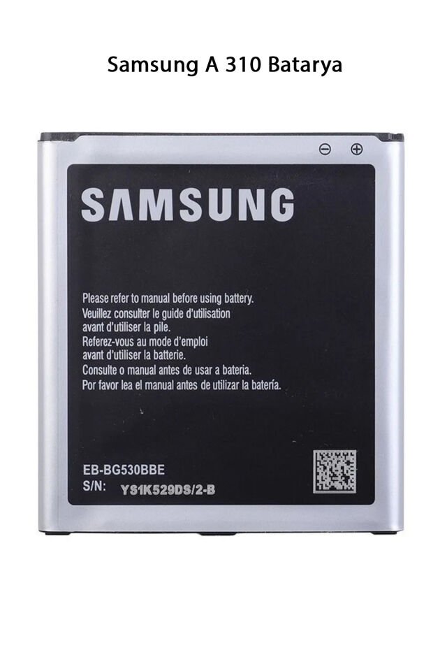 Samsung A310 Telefonlarla Uyumlu Batarya 2300 mAh